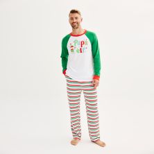 Men's Jammies For Your Families® Papa Elf Top & Bottoms Pajama Set by Cuddl Duds® Cuddl Duds