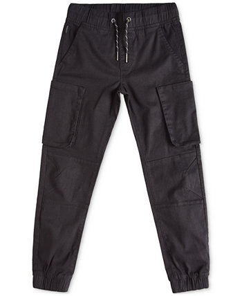 Big Boys Dustin Stretch Twill Cargo-Pocket Jogger Pants, Created for Macy's Ring of Fire