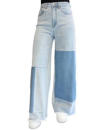 Широкие джинсы с высокой посадкой в технике пэчворк для юниоров Almost Famous