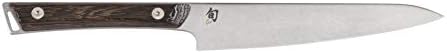 Shun Kanso 6" Utility Knife, Handcrafted Japanese Kitchen Knife, AUS10A Stainless Steel Blade, Tagayasan Handle, Precision and Sharpness for Professional and Home Chefs Shun