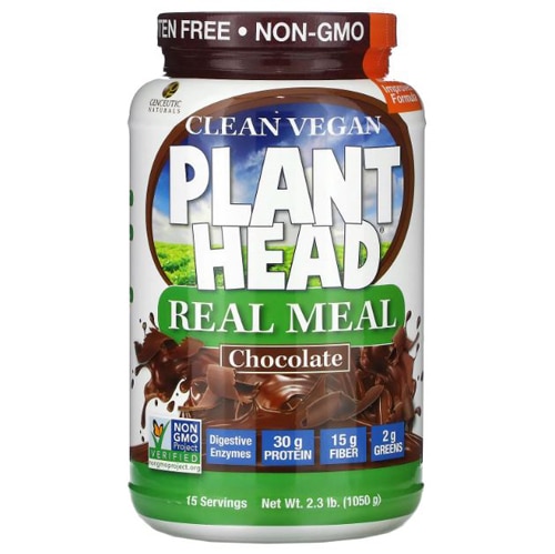 Genceutic Naturals Plant Head™ Натуральный шоколад с мукой — 2,3 фунта Genceutic Naturals