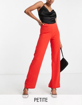 I Saw It First Petite tailored pants in tomato red I Saw It First Petite