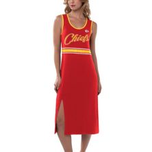 Women's G-III 4Her by Carl Banks Red Kansas City Chiefs Main Field Maxi Dress In The Style