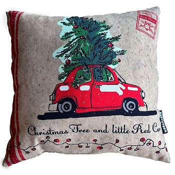 Antique Car Pattern Pillow Cover, Holiday Decorating WEAR SIERRA