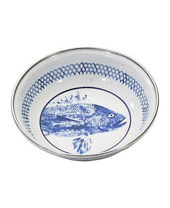 Дегустационные тарелки эмалированной посуды Fish Camp, набор из 6 Golden Rabbit
