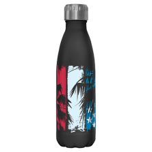 Palm Trees USA Flag Background 17 oz. Stainless Steel Bottle Licensed Character