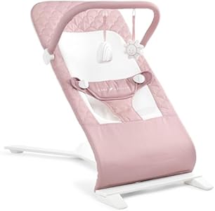 Портативный шезлонг Baby Delight Alpine Wave Deluxe | Автоматизированный детский шезлонг | Младенцы 0–6 месяцев | Дрифтвуд серый Baby Delight