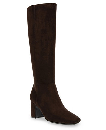Женские ботинки Teodoro с миндалевидным носком, высокие, стандартные, до середины икры Anne Klein