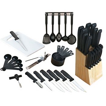 Gibson Home Total Kitchen 41-Piece Cutlery Combo Set Gibson Home