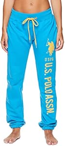 U.S. Polo Assn. Womens Sweatpants - Women Joggers Sweats with Logo Print - French Terry Poly-Cotton U.S. Polo Assn.