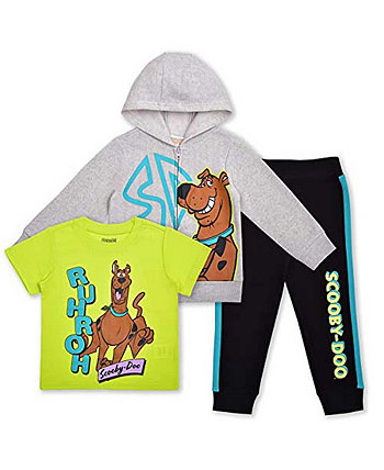 Серый комплект из трех спортивных штанов Little Boys and Girls Scooby-Doo Children's Apparel Network