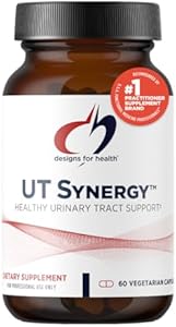 UT Synergy 500 мг D-Манноза с хвощем, крапивой, гибискусом и листьями брусники - поддержка здоровья мочевыводящих путей Designs for Health