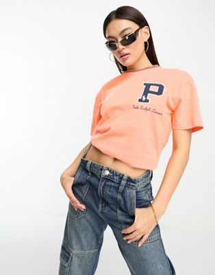 Персиковая футболка с логотипом, эксклюзивная совместная работа Polo Ralph Lauren x ASOS Polo Ralph Lauren
