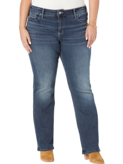 Узкие зауженные джинсы Elyse со средней посадкой больших размеров W03607EDB445 Silver Jeans Co.