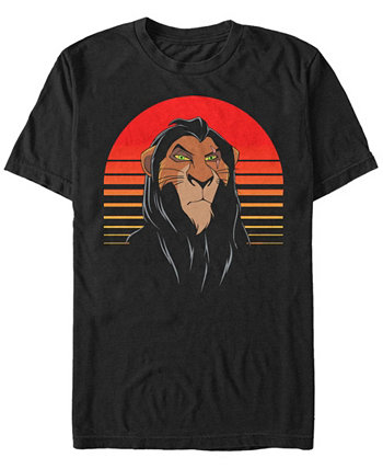 Мужская футболка с короткими рукавами Disney The Scar Sunset Portrait Lion King