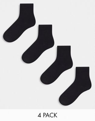 Четыре пары черных носков Lindex Lindex