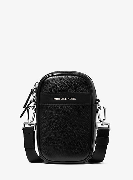 Сумка через плечо для смартфона из шагреневой кожи Greyson Michael Kors