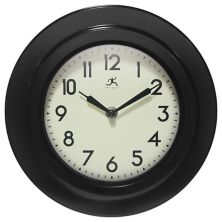 Infinity Instruments 9.75-in. Round Wall Clock with Silent Movement Infinity Instruments