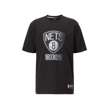 Футболка из джерси с логотипом Nets BOSS x NBA