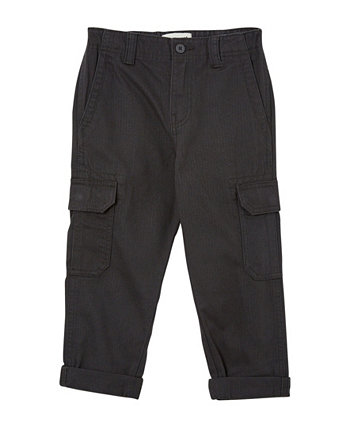 Универсальные брюки-карго с карманами для маленьких мальчиков COTTON ON