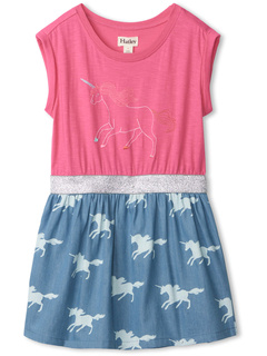 Платье с эластичной резинкой на талии Unicorn Silhouettes (для малышей/маленьких детей/больших детей) Hatley Kids