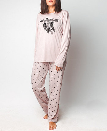 Пижама Mood с мягкими перьями и длинными рукавами MOOD Pajamas