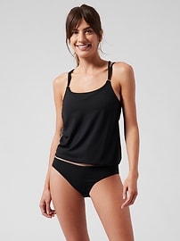 athleta seascape blousy tankini