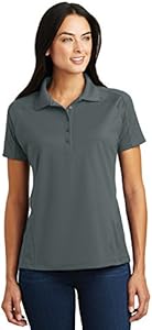 Sport Tek Ladies Dri-Mesh Pro Polo. L474 Sport-Tek