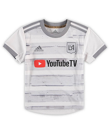 Toddler Boys and Girls White LAFC 2020 Secondary Team Replica Jersey Adidas