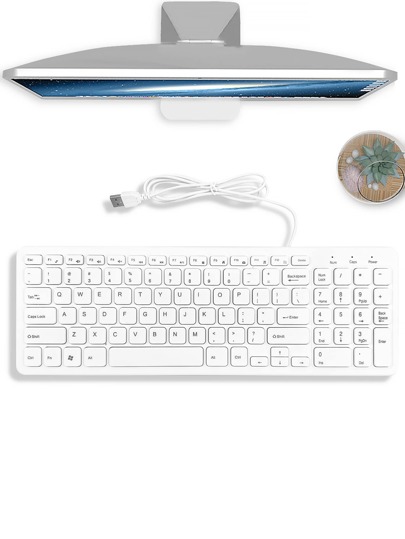 Клавиатура минималистичный проводной SHEIN