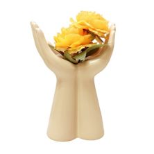 Sonoma Goods For Life® Plaid Nails Ceramic Hands Vase Table Decor SONOMA