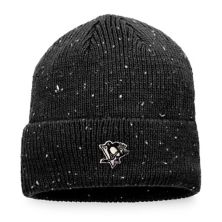 Men's Fanatics Branded Black Pittsburgh Penguins Authentic Pro Rink Pinnacle Cuffed Knit Hat Fanatics