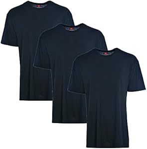 Hanes Big Men’s Tagless ComfortSoft Crew Undershirt Tall, Various Pack Size Options (3 Pack or 5 Pack) Hanes