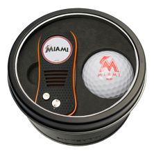 Team Golf Miami Marlins Switchfix Divot Tool и усилитель; Набор мячей для гольфа Team Golf