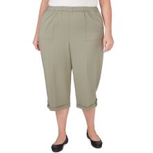 Plus Size Alfred Dunner Sunset Pull-On Capris Alfred Dunner