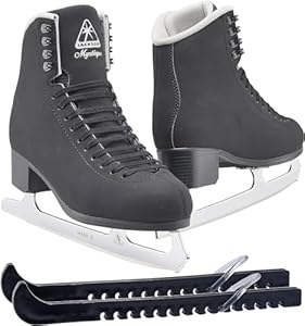 Jackson Ultima Mystique Figure Ice Skates for Men and Boys Bundle with Guardog Skate Guards Jackson Ultima