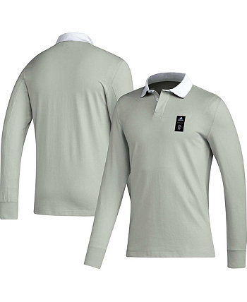 Мужская серая рубашка-поло с длинным рукавом для путешествий Colorado Rapids 2023 Player Adidas