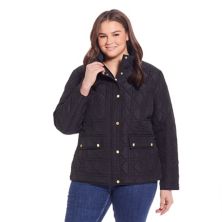 Plus Size Weathercast Modern Quilted Barn Jacket Weathercast