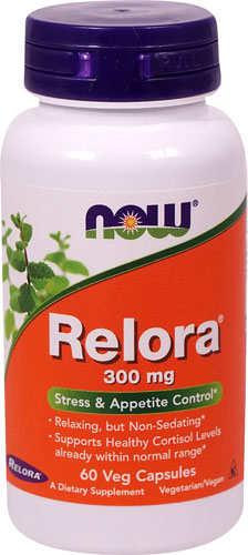 Relora - Контроль стресса и аппетита - 300 мг - 60 вегетарианских капсул - NOW Foods NOW Foods
