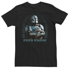 Большая и высокая футболка «Звездные войны: мандалорец со смыслом» Star Wars