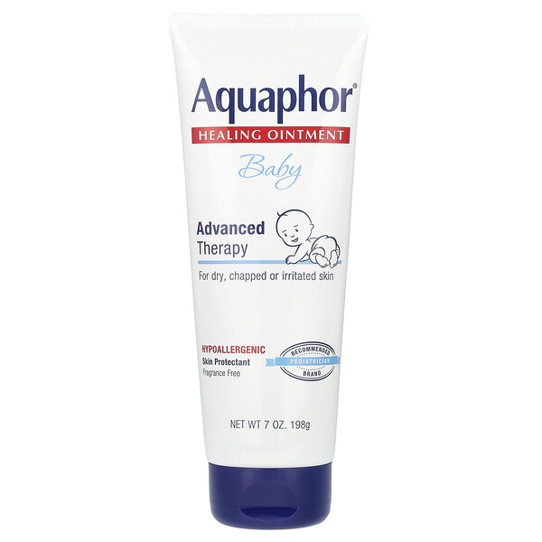 Кремы под подгузник Aquaphor Baby, Healing Ointment, Fragrance Free, 7 oz (198 g) Aquaphor