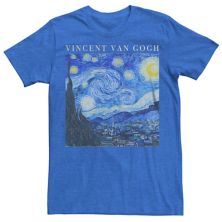 Men's Vincent Van Gogh Starry Night Paint Tee Generic