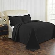 SUPERIOR Cascade Wave All-Season Matelassé Bedspread & Sham Set Superior