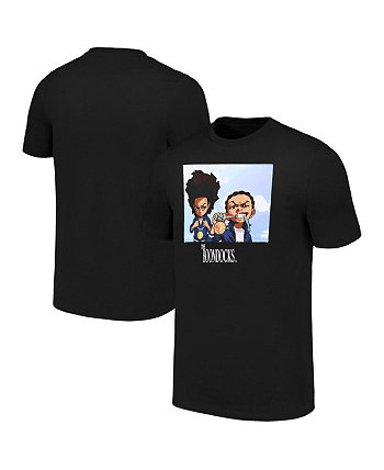 Мужская и женская черная футболка The Boondocks Champion Brothers Virtual Thread