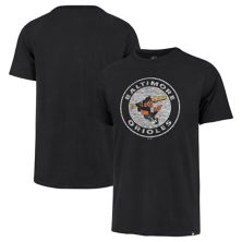 Мужская черная футболка Baltimore Orioles Premier Franklin '47 Unbranded