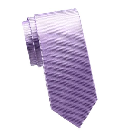 Шелковый галстук в мелкую клетку Saks Fifth Avenue