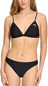 PUMA Women's Triangle Bikini Top & Bottom Swimsuit Set PUMA