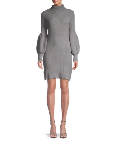 Платье-свитер с высоким воротником STELLAH
