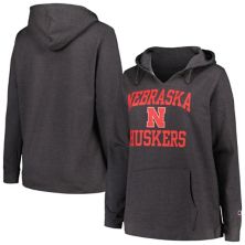 Женская Футболка Champion Heart & Soul Nebraska Huskers в размерах плюс Champion