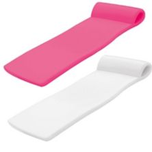 TRC Recreation Super Soft Sunsation Foam Pool Float Loungers, Pink and White TRC Recreation